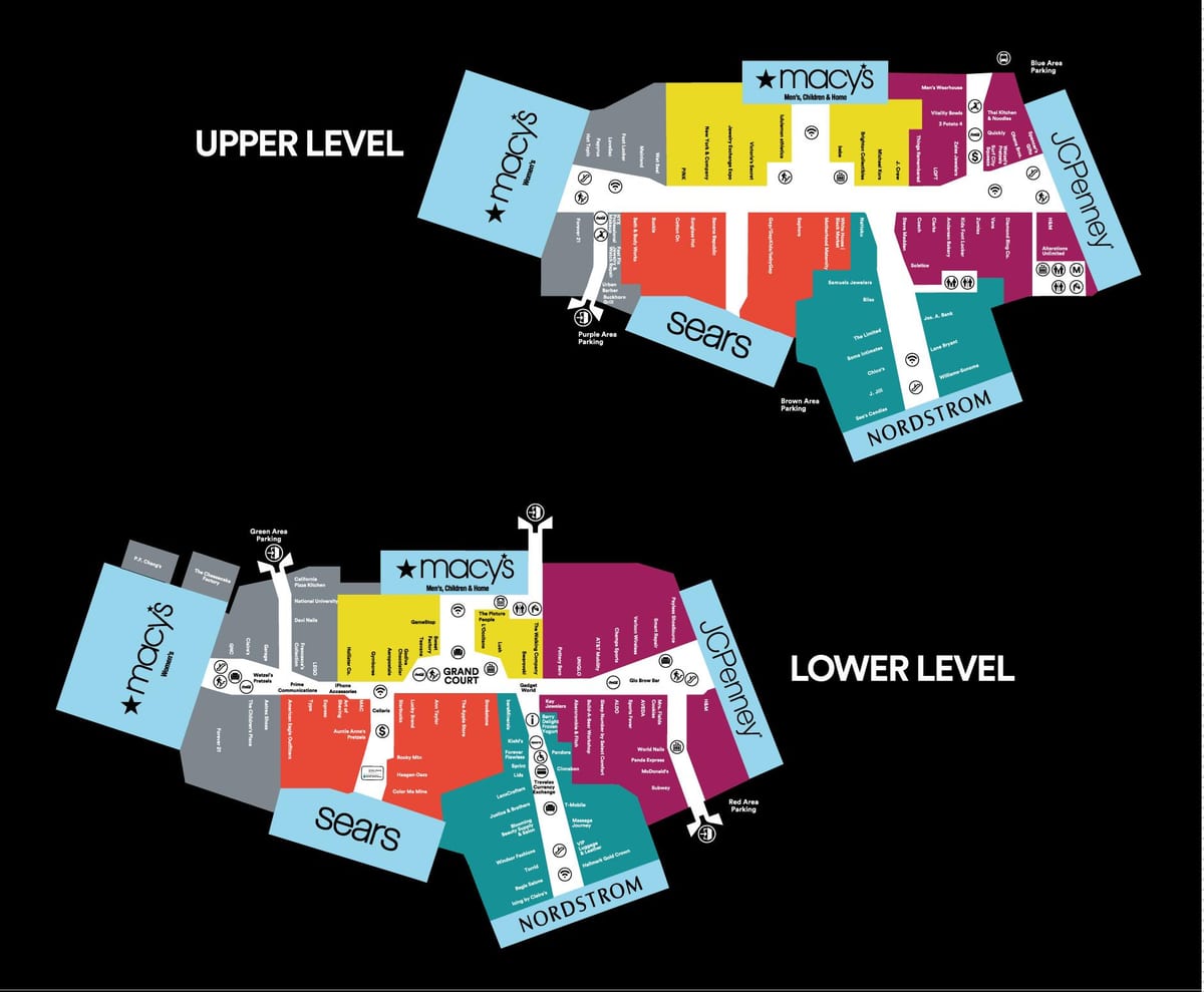แผนที่ของ Stonebriar ห้าง