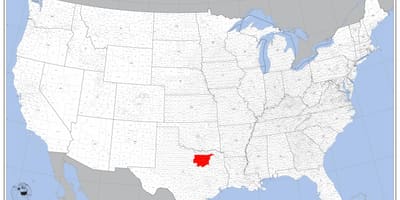Dallas อยู่บนแผนที่ของ usa. kgm
